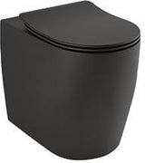 KLUDI RESA R Spiralflush Stand-WC 55cm mattschwarz spülrandlos