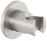 KLUDI A-QA Wandhalter rund starr Chrom – Brausehalter mit verdeckter Befestigung