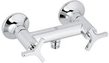 KLUDI NOVA FONTE Brausearmatur Deco DN 15 chrom – Zweigriff-Wandmontage