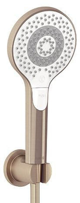 KLUDI DIVE X Wannen-Brause-Set 3S chrom – Handbrause mit 3 Strahlarten, Schlauch 1250 mm und Wandhalter