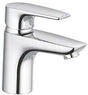 KLUDI PURE & SOLID Waschtisch-Einhandhebelmischer 75 – chrom, ohne Ablaufgarnitur, DN 15