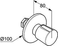 KLUDI BALANCE UP-Ventil Feinbau-Set Bausatz 2 – Fertigmontage chrom