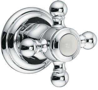KLUDI 1926 Unterputzventil Feinbau-Set Chrom – Kreuzgriff, variable Einbautiefe, DN 15/DN 20