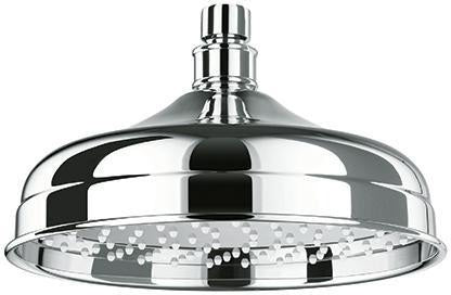 KLUDI 1926 Kopfbrause chrom – 200 mm, 1 Strahlart, Kugelgelenk, Antikalk