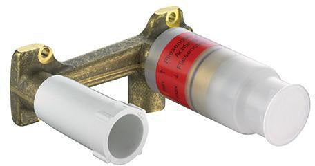 KLUDI ZENTA Unterputz-Wand Rohbauset neutral – DN 15, Messing, mit Keramik-Kartusche