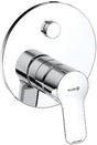 KLUDI PURE&EASY Unterputz-Wannenfüll- und Brause-Einhandmischer mit Push&Switch Funktionseinheit, Chrom