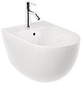 KLUDI RESA D Wand-Bidet 52 cm verdeckte Befestigung Weiß glänzend Keramik