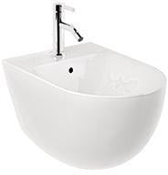 KLUDI RESA D Wand-Bidet 52 cm verdeckte Befestigung Weiß glänzend Keramik