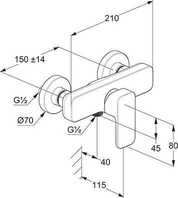 KLUDI RENON Brause-Einhandmischer eigensicher chrom – DN 15, Rückflusssicherung
