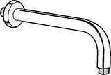 KLUDI A-QA Brausearm 250 mm Chrom – starrer Wand-Brausearm mit Rosette