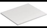 KLUDI ICOS Deckplatte 60,6 x 50,3 cm mattweiß – Geschlossene Abdeckplatte für Badmöbel