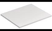 KLUDI ICOS Deckplatte 60,6 x 50,3 cm mattweiß – Geschlossene Abdeckplatte für Badmöbel