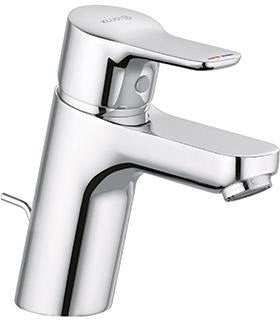 KLUDI PURE&EASY Waschtisch-Einhandmischer 70 mit Ablaufgarnitur – Chrom
