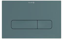 KLUDI UNIFIX Betätigungsplatte 236 x 152 mm chrom – 2-Mengen-Spülung, Frontbedienung