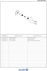 KLUDI BALANCE UP-Ventil Feinbau-Set Bausatz 2 – Fertigmontage chrom