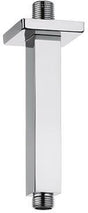 KLUDI A-QA Deckenauslass 150 mm eckig Chrom – Brausearm für Kopfbrausen mit Rosette