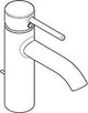 KLUDI BOZZ Waschtisch-Einhandmischer 100 mm SmartStart mit Ablaufgarnitur Chrom