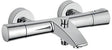 KLUDI ZENTA SL Thermostat-Wannenfüll- und Brausearmatur DN 15 chrom – Wandmontage, automatische Umstellung