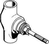 KLUDI Unterputzventil 22 mm mit keramischem Oberteil – STANDARD Bausatz 1, DN 15, Lötanschluss