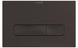 KLUDI UNIFIX Betätigungsplatte 236 x 152 mm chrom – 2-Mengen-Spülung, Frontbedienung