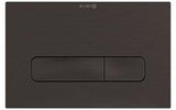 KLUDI UNIFIX Betätigungsplatte 236 x 152 mm chrom – 2-Mengen-Spülung, Frontbedienung