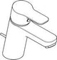 KLUDI PURE & EASY Waschtisch-Einhandmischer mit Ablaufgarnitur, 3,8 l/min, chrom