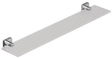 KLUDI VELA S Glasablage Chrom – Wandmontage mit verdeckter Befestigung & Sicherheitsglas