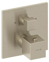 KLUDI DECUS Unterputz-Thermostat Feinbau-Set für Wanne & Brause, eigensicher, Chrom