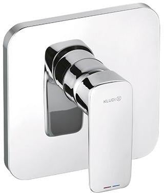 KLUDI PURE & STYLE UP-Brause-Einhandmischer Feinbau-Set mit Funktionseinheit Chrom