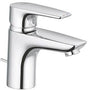 KLUDI PURE&SOLID Waschtisch-Einhandmischer 75 DN 15 Niederdruck mit Metallablaufgarnitur chrom