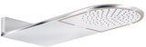 KLUDI A-QA Kopfbrause Regen 250 mm chrom – Wandmontage mit Kalkschnellreinigung