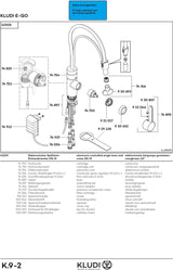 KLUDI E-GO DN 15 Spültisch-Einhandmischer elektronisch mit Netzgerät 230 V – chrom