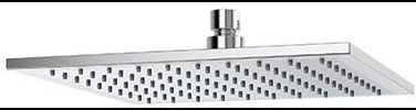 KLUDI A-QA Tellerkopfbrause eckig 250 mm flache Ausführung chrom