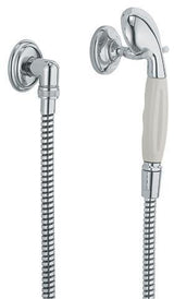KLUDI 1926 Brausegarnitur Wandmontage chrom – Handbrause, Schlauch 1600 mm, DN 15