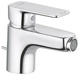 KLUDI PURE&STYLE Bidet-Einhandmischer DN 15 mit Metall-Ablaufgarnitur – Chrom