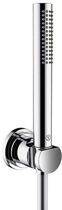 KLUDI NOVA FONTE Classic Wannen- und Brauseset 1S chrom – Handbrause mit Antikalksystem und 1250 mm Schlauch