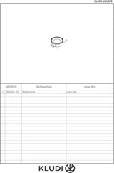 KLUDI VELA R Seifenschale aus transparentem Glas mit Chrom-Wandhalterung