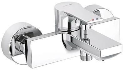 KLUDI ZENTA SL Wannenfüll- und Brause-Einhandmischer DN 15, eigensicher, chrom – Wandmontage