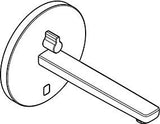 KLUDI ZENTA SL E UP-Wandarmatur – Elektronische Waschtischarmatur mit Infrarot-Sensor, 240 mm Ausladung, Chrom