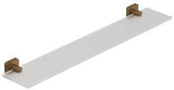 KLUDI VELA S Glasablage Chrom – Wandmontage mit verdeckter Befestigung & Sicherheitsglas