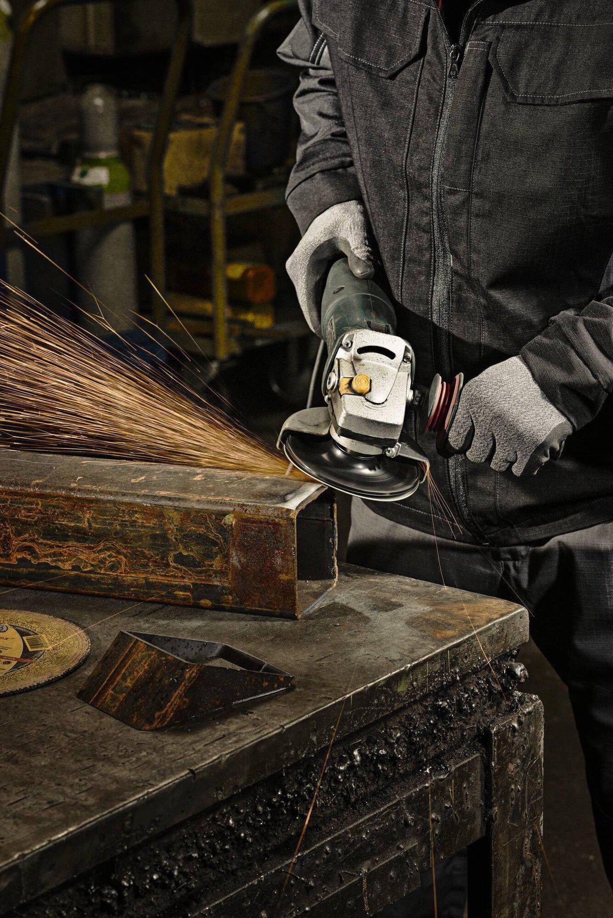 KLINGSPOR Fiberscheibe CS 561 Ø 115 mm K 16 Korund für Holz und Metall