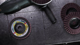 KLINGSPOR Fächerscheibe SMT 800 Ø115 mm medium 12° gewölbt INOX Vlies – 5 Stück