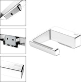 KEUCO Aveno Toilettenpapierhalter 14662, offene Form, verchromt – Wandmontage