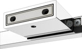 KEUCO Handtuchring Edition 11 11121, verchromt – Eckiges Design, starr, Wandmontage