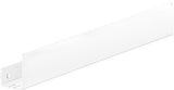 KEUCO Duschablage 24953 auf Maß – 400-600 x 120 x 90 mm, schwarz matt, Aluminium, mit Haken
