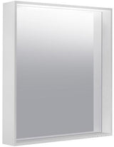 KEUCO Lichtspiegel Plan 07897 – LED-Spiegel mit Touch-Sensorik, 460 x 850 mm, silber-eloxiert