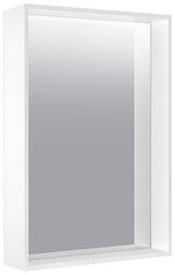 KEUCO X-Line Kristallspiegel 460x850 mm anthrazit – Rahmenloser Wandspiegel ohne Beleuchtung