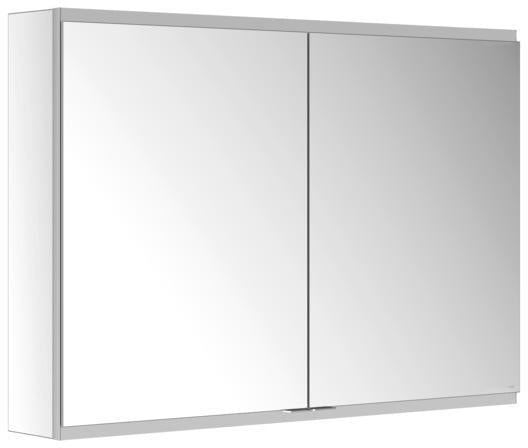 KEUCO Royal Modular 2.0 Spiegelschrank, unbeleuchtet, 1050 mm, silber-eloxiert, mit Steckdose & USB
