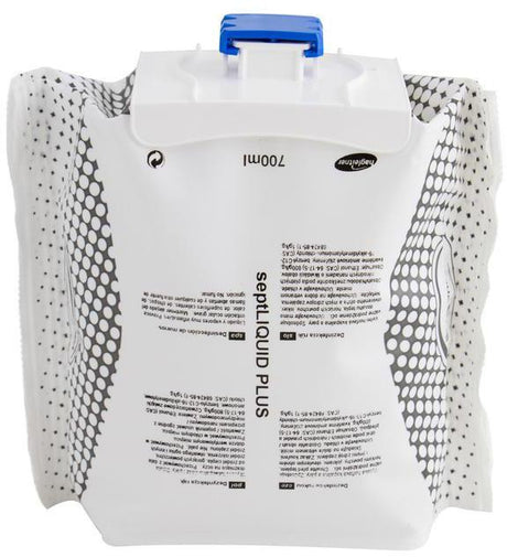 Keuco septLIQUID PLUS Desinfektionsmittel 6x 700 ml VacuumBag – hygienische Händedesinfektion, viruzid, rückfettend