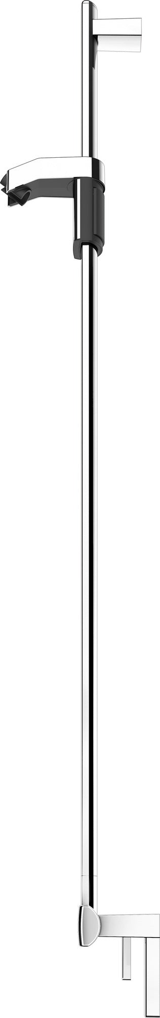 KEUCO Duschhandlauf AXESS 35014, silber-eloxiert, 1000/1301 mm, mit Brausestange